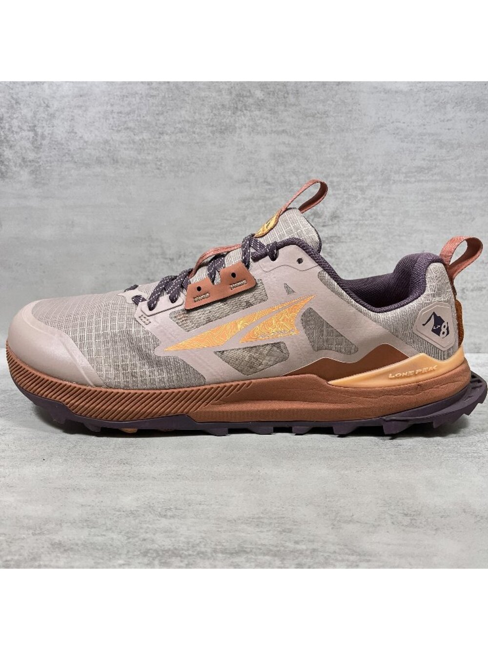 Altra Lone Peak 8 Zero Drop Trail Running Shoes - Women's Size 11 - Orange